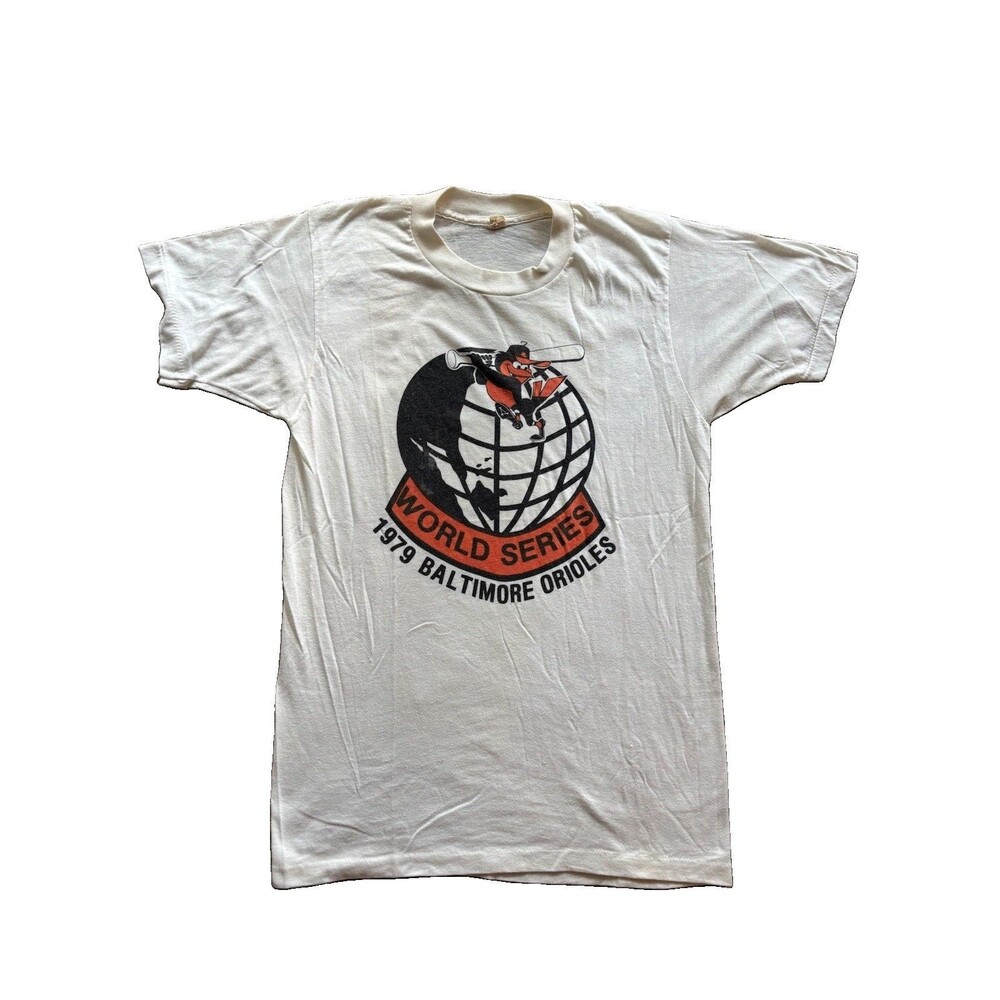 Vintage Baltimore Orioles 1979 Tshirt Size Medium Single Stitch Made In USA MLB